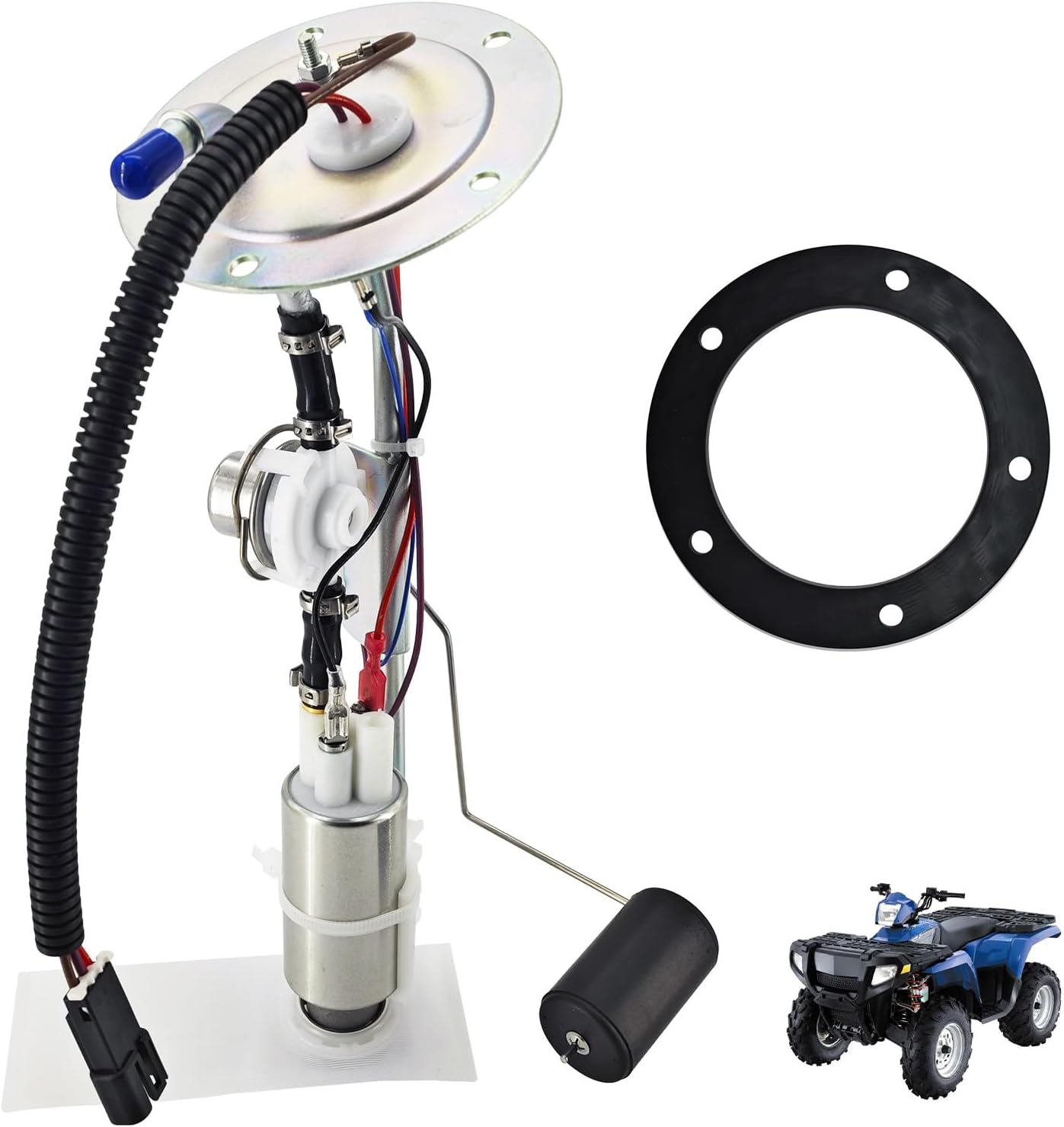 47-1048 Fuel Pump Assembly 5-Bolt Compatible with Polaris Sportsman 700 EFI 2006 2007 2008, Sportsman 800 EFI 2005 2006 2007 2008 Replace# 2520496 2520776