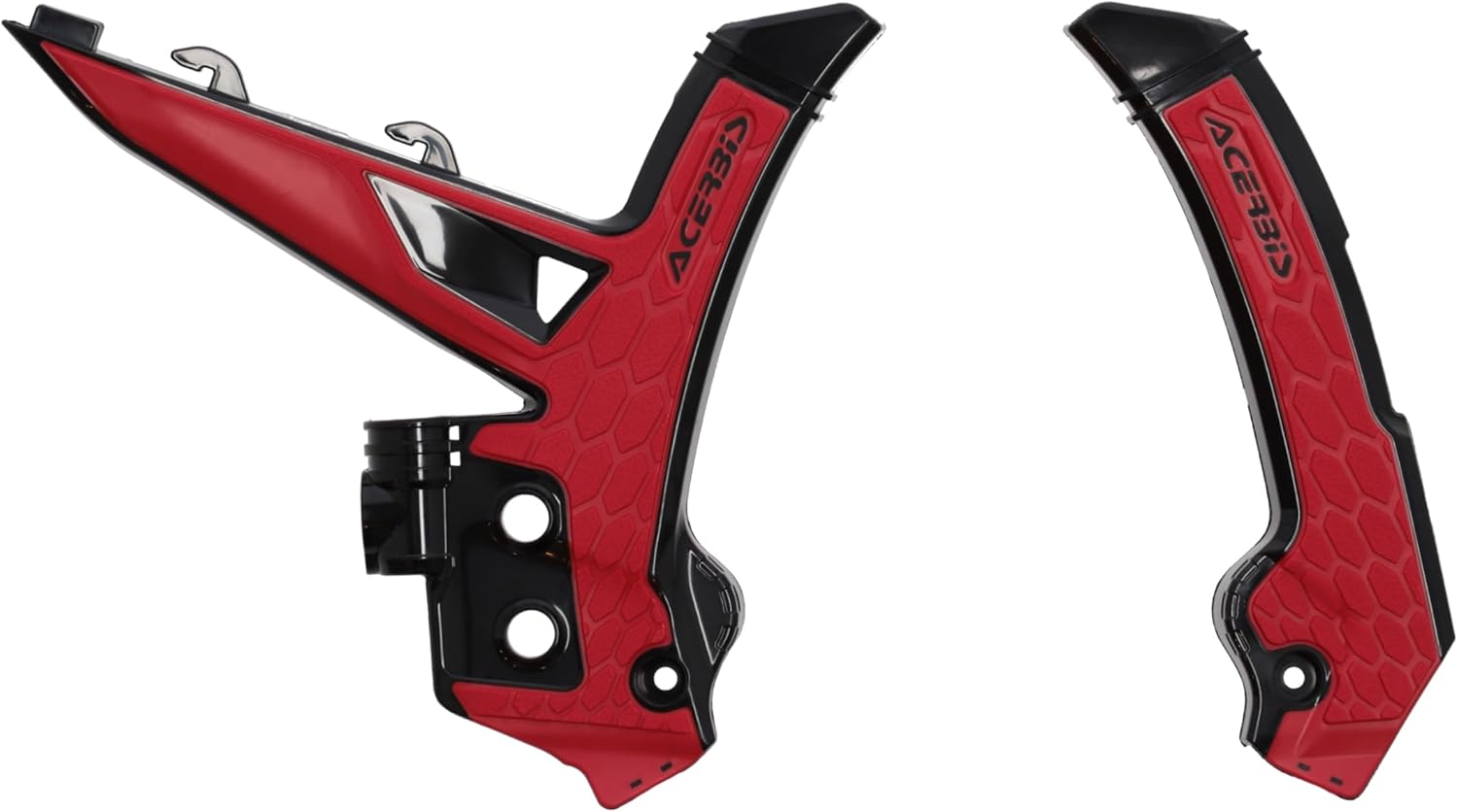 Acerbis 2984761042 X-Grip Frame Guard - Black/Red