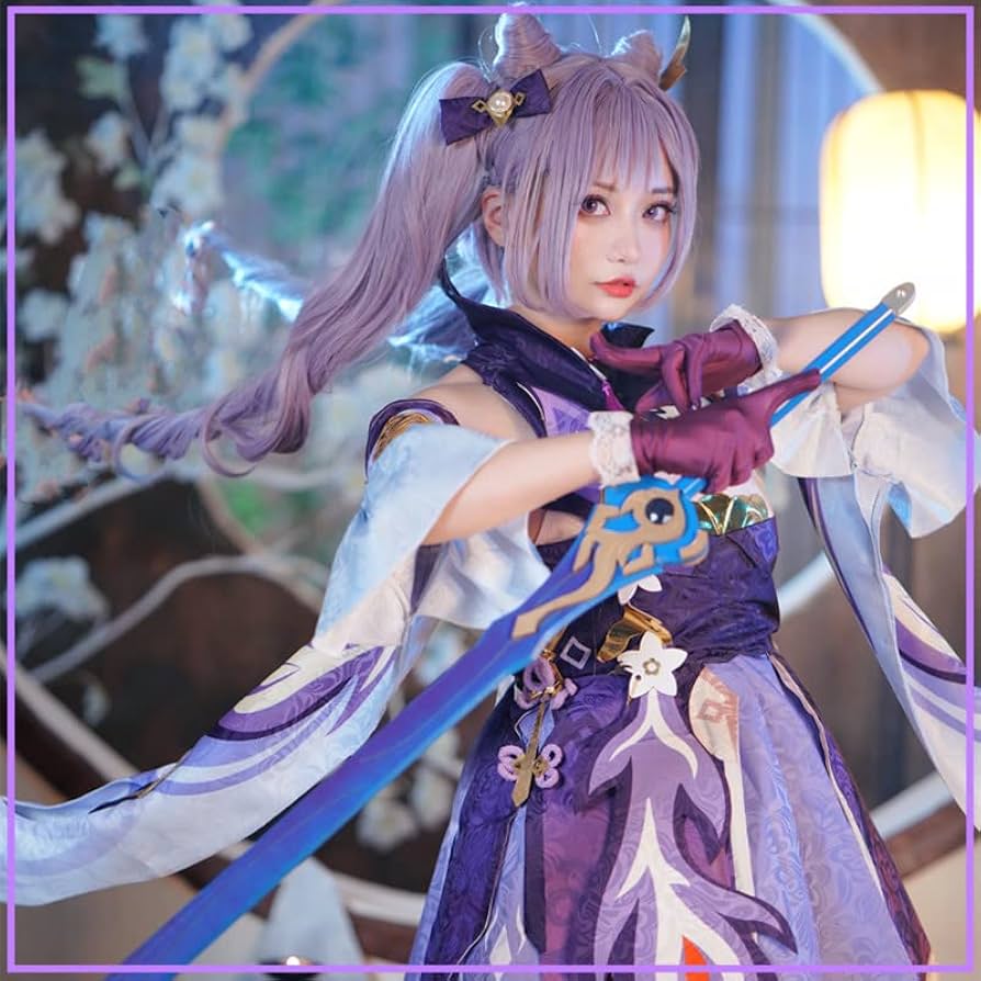 原神 コスプレ 衣装 刻晴 ウィッグ XXL Amazon.co.jp: 原神 刻晴 コスプレ衣装 璃月七星 玉衡星
