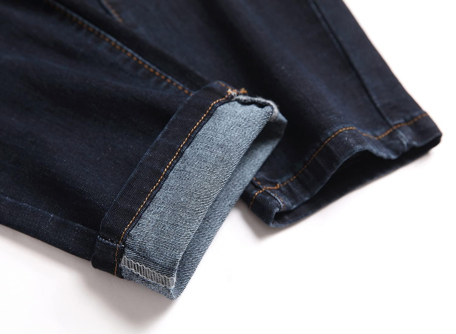 Jeans da uomo slim fit elasticizzati strappati skinny per uomo, effetto invecchiato distrutto gamba dritta alla moda comfort vita flessibile, jeans casual per adolescenti designer di moda classico