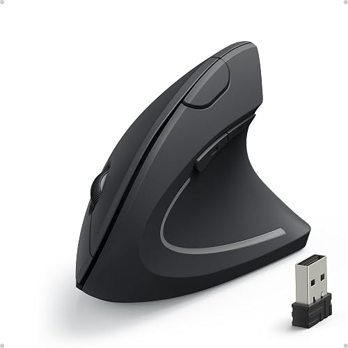 Anker 2.4G Wireless Ergonomic Mouse Right Hand Vertical Mouse USB Receiver