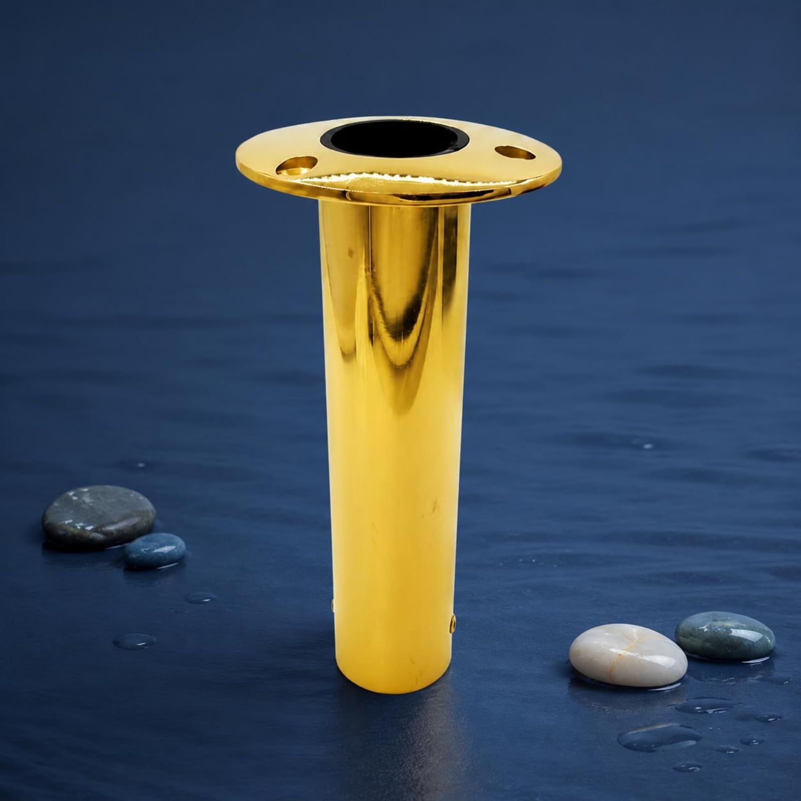 Harilla Portacanne da Barca Portacanna Supporto Porta Canna Tubo da Pesca in Acciaio Inox 316 Struttura Marina Anticorrosione E Alloggiamento Solido per