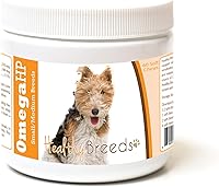 Vista 176 de Healthy Breeds Schnauzer en miniatura Omega HP Ácido graso para piel y pelaje Masticables suaves 60