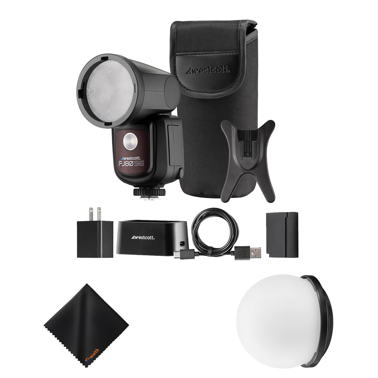 Amazon.com : Westcott FJ80-SE M Universal 80Ws Speedlight with 2.4