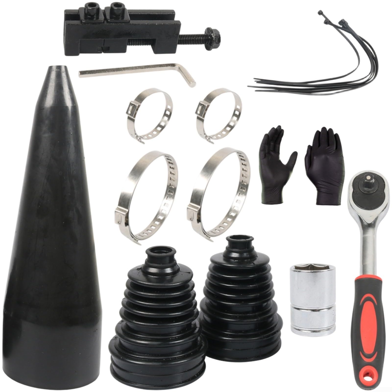 Fuelle de silicona para junta CV de alta resistencia térmica 18-115mm con grasa