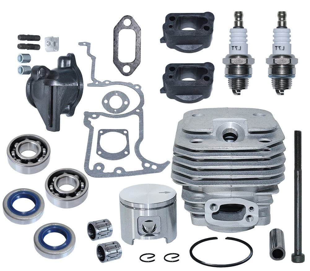 Kit de pistón de Cilindro de 48Mm, para Husqvarna 61 268 272 para Piezas de Motosierra para Jonsered 625 630, 503 53 20 71