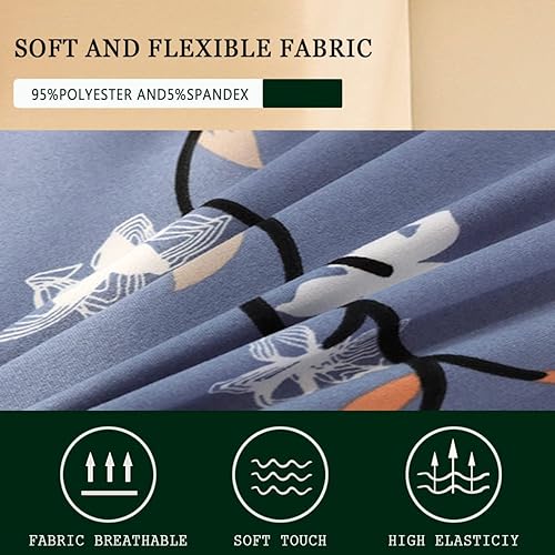 Miniatura 3 de Funda de sofá de alta elasticidad antideslizante para sofá de un solo asiento, lavable, protector de muebles de mascotas con parte inferior