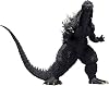 TAMASHII NATIONS SHMonsterArts Godzilla x Mechagodzilla Godzilla 2002، حوالي 6.1 بوصة 155 مم، PVC وABS، شخصية حركة مطلية مسبقًا