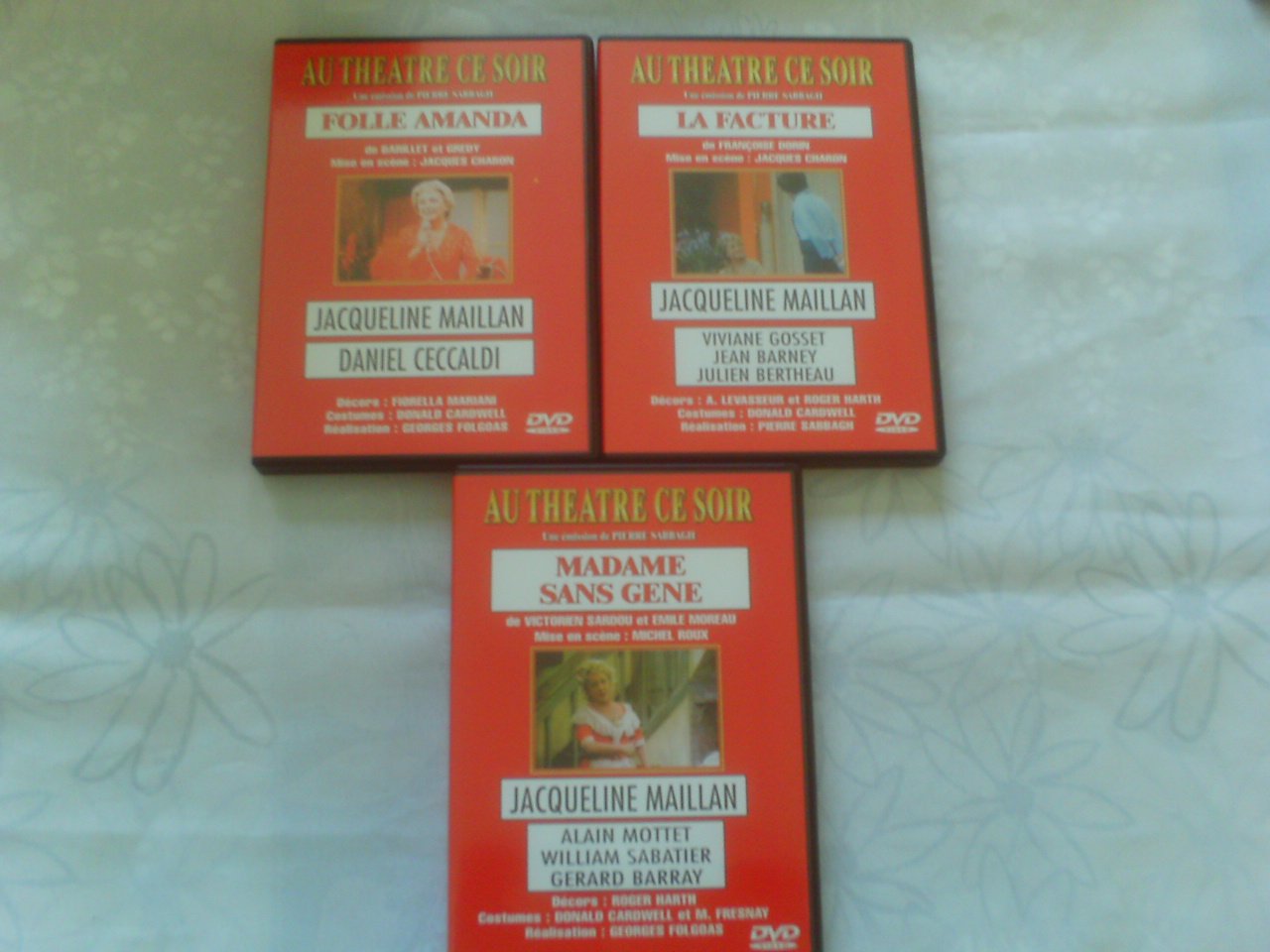 Coffret Jacqueline Maillan 3 DVD : Folle Amanda / Madame Sans-gêne / La Facture