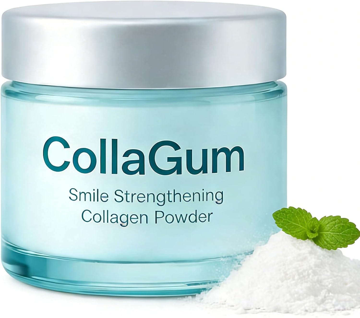 Collagen Tooth Powder, Collagen Toothpaste Care Powder Protect Gum, Natural Oral Care Formula, Hydroxyapatite Toothpaste Care Powder Protect Gum for Teeth, Fluoride-Free, (50g)