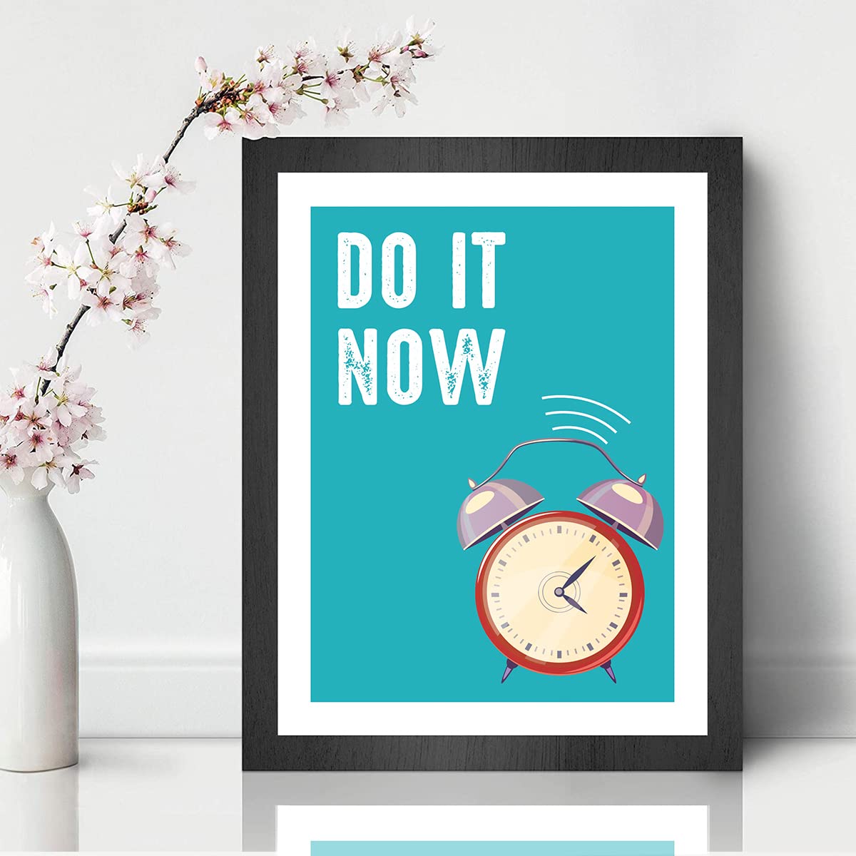 Chaka Chaundh - Inspirational Quotes Wall Frames - Motivational Posters with Frame - Motivational Quotes Wall Framed Posters - (14 X 11 Inches) (Do it now - Aqua) (B0C715XVKY) Amazon Price History, Amazon Price Tracker