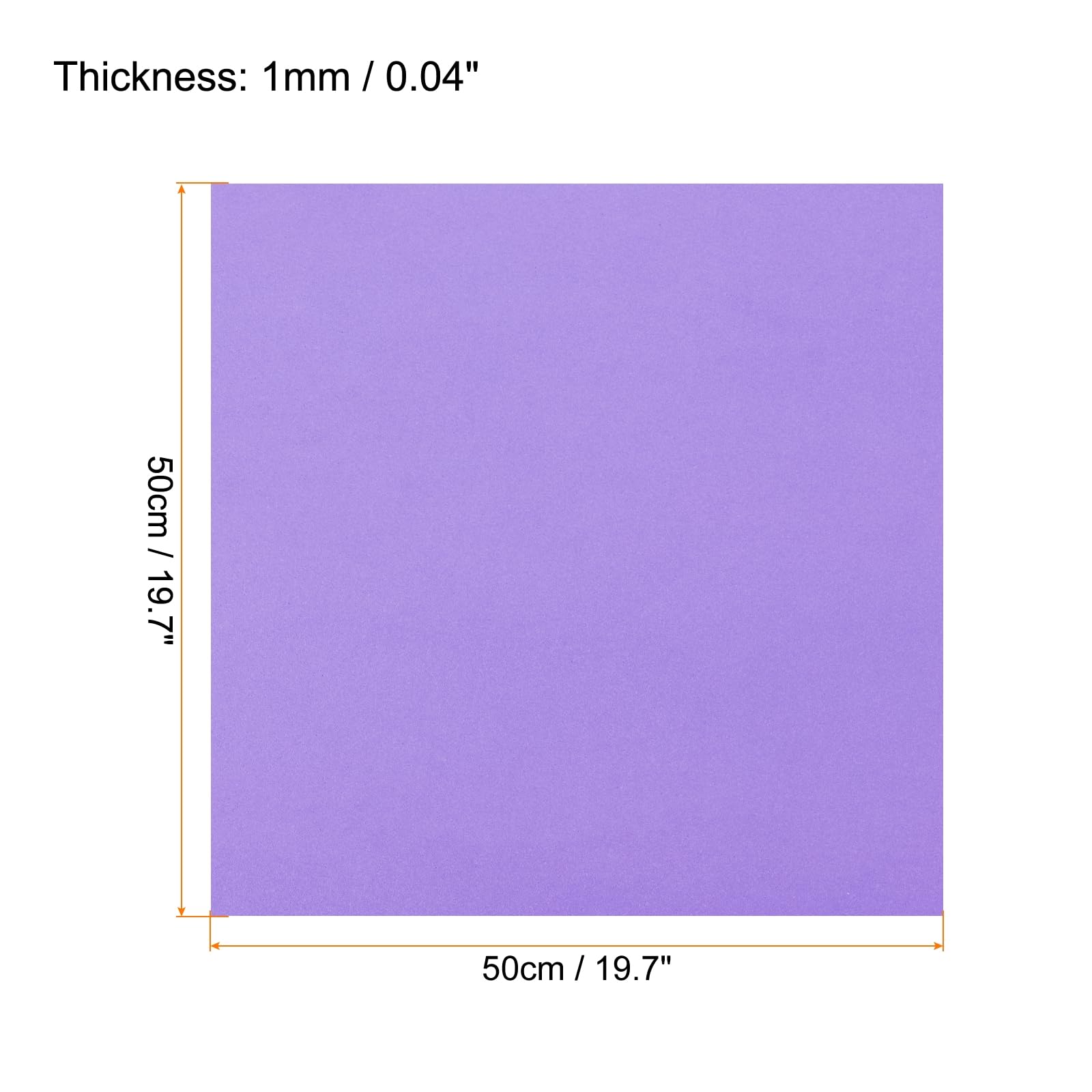 Rebower 5Pcs Foam Sheets Crafts Foam Arts Paper 20 x 20 x 1/32 Inch [for Crafts Project Scrapbooking, DIY, Party Handicraft - Image 2