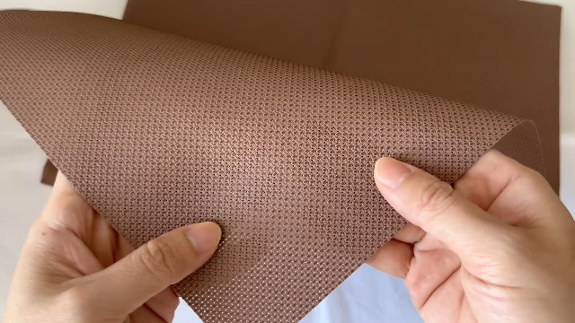 Image of Aida Cloth 14 Count Cross Stitch Fabric,19x28inch (14CT, SaddleBrown)
