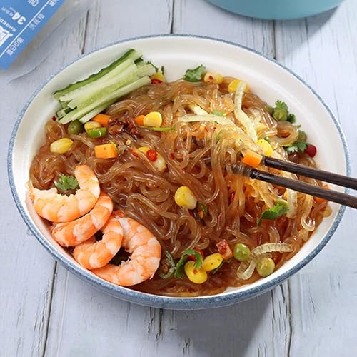 Miniatura 4 de JTEDZI Shirataki Konjac - Fideos Shirataki secos aptos para veganos, fideos bajos en carbohidratos, pasta Konjac sin gluten, sin grasa, 14.1 onzas