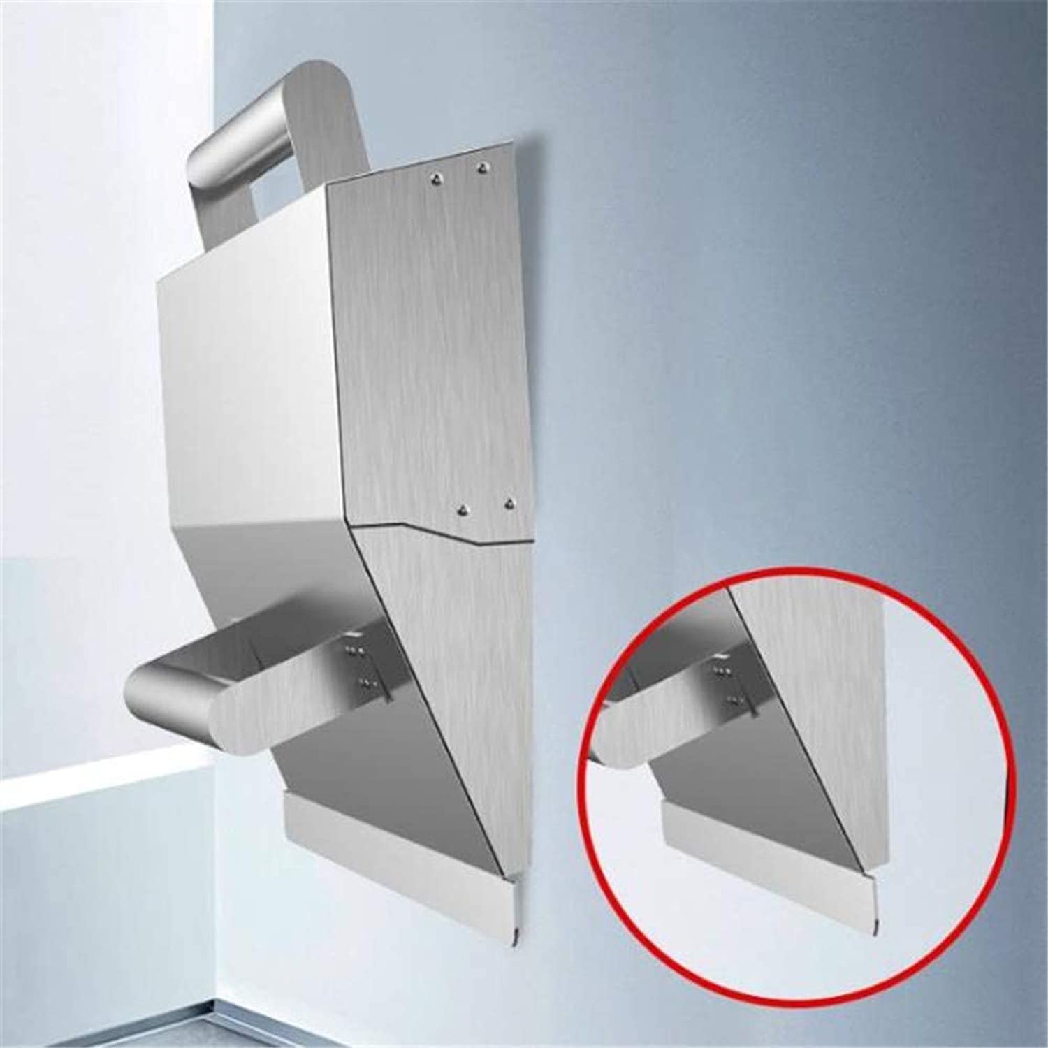 Cazzuola per Intonacare Cemento in Acciaio Inox Doppia Impugnatura