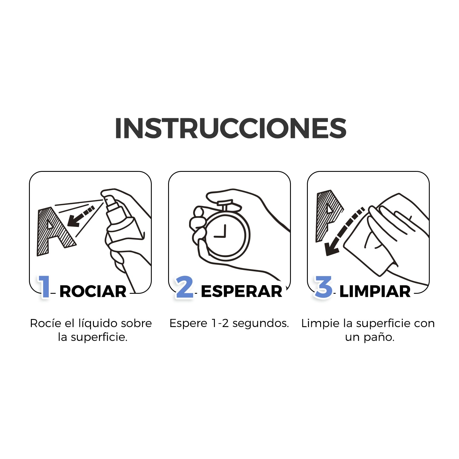 LOUKIN Limpiador de Pizarra Blanca No Tóxico con Paño de Limpieza, 500ml Spray de Limpieza de Bajo Olor para Pizarras de Borrado en Seco, Elimina Manchas Difíciles en Pizarras Blancas (Paquete de 2)
