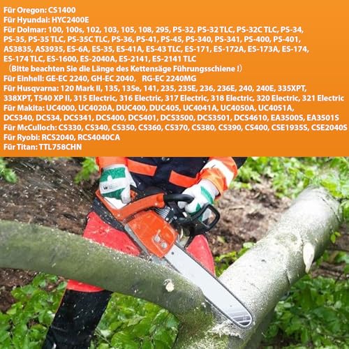 Chaîne de tronçonneuse 40 cm pour éviter les blocages de guide - 4