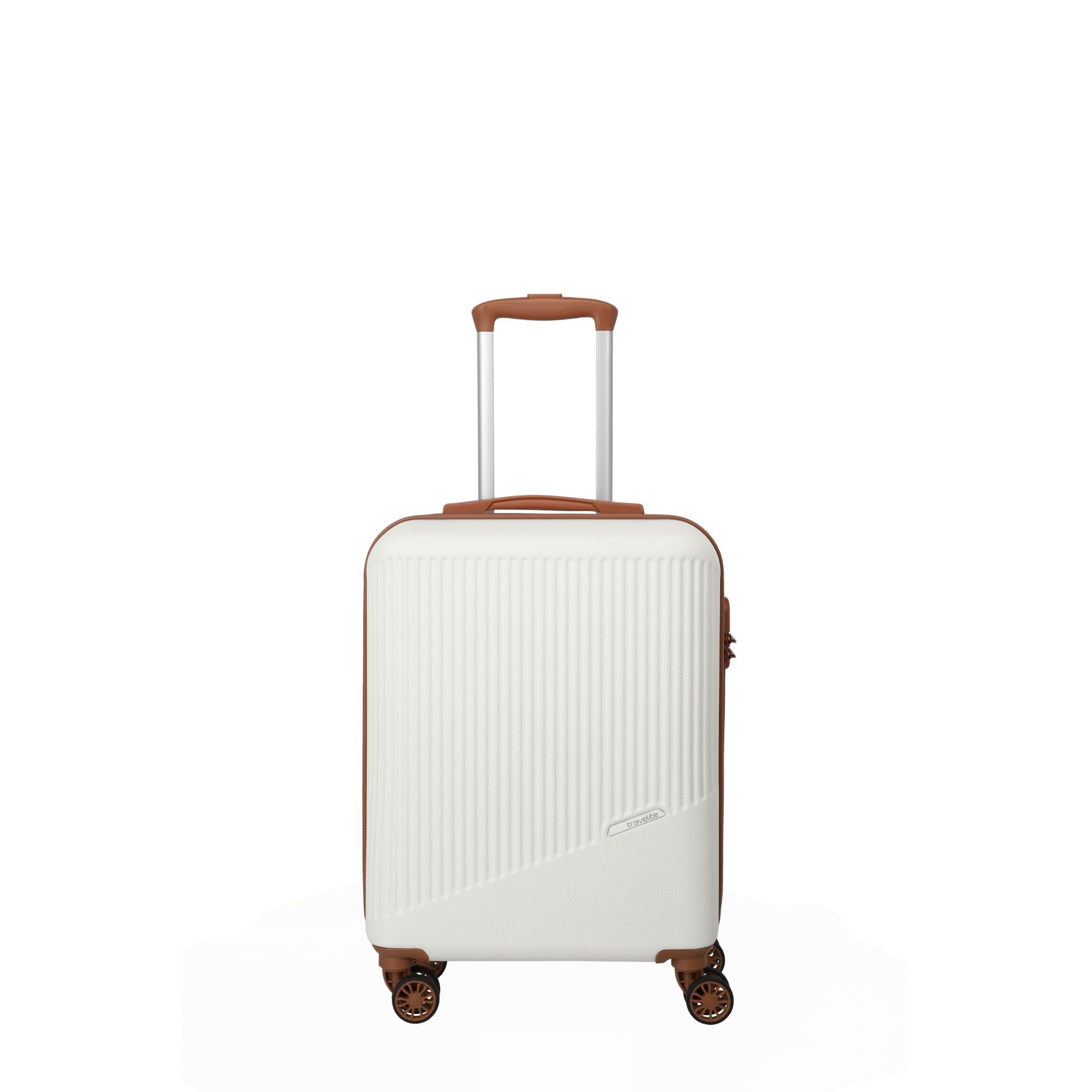 travelite 4-wheel carry-on suitcase small 34 liters, BALI: ABS hard-shell trolley meets IATA on-board luggage dimensions, 55 cm