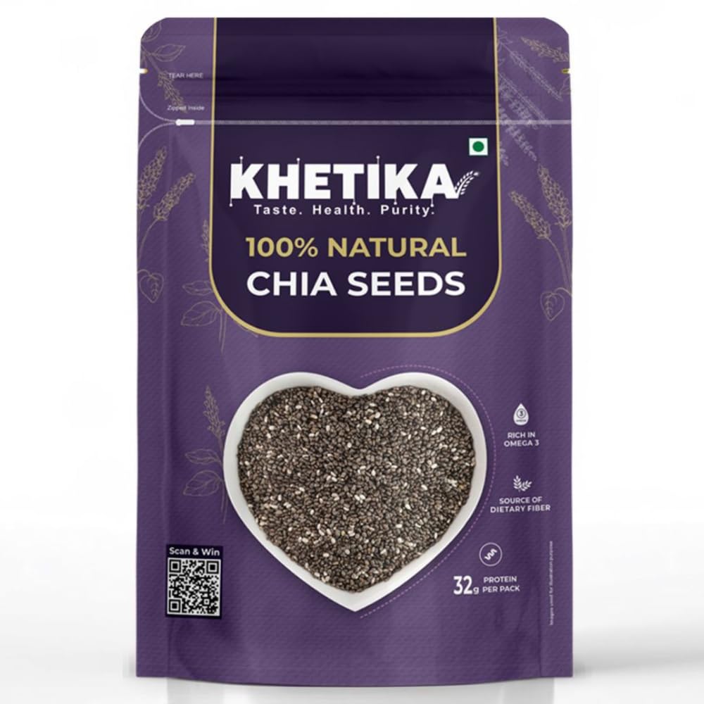Review Khetika Chia Seeds 200g | Seeds, Raw Handpicked Chia Seed Review Khetika Chia Seeds 200g | Seeds, Raw Handpicked Chia Seed