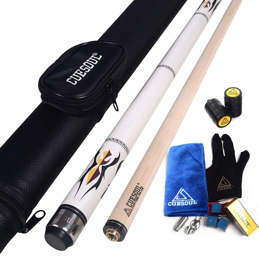 CUESOUL DS y SOOCOO de 58" Taco de Billar de Arce Serie, 19 oz, Punta de 11,5 mm/12,5 mm/12,75 mm — view 15