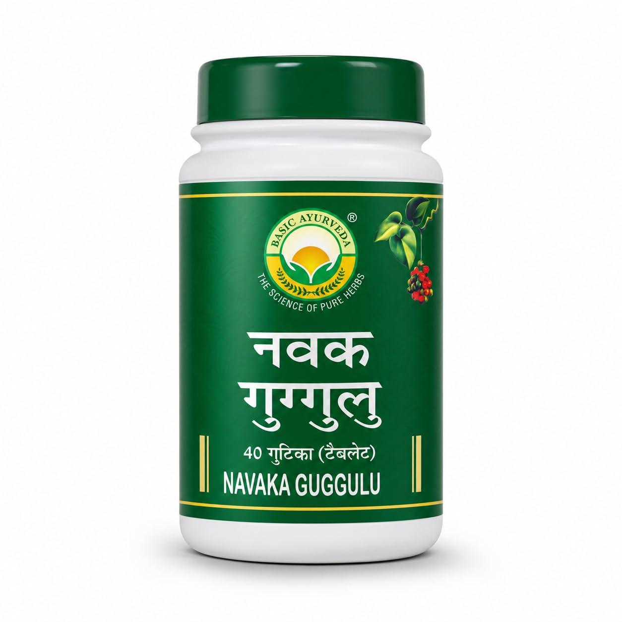 BASIC AYURVEDA Navaka Guggulu Tablet, 40 Tablets (Pack Of 3)-image-9