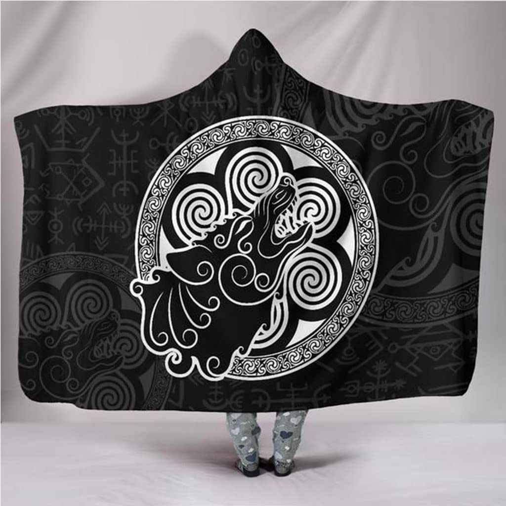 Couverture à capuche Viking cadeau idéal pour passionné de mythologie