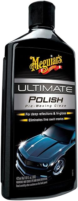 Meguiar's G19216EU Ultimate Car Polish Pre-Waxing Glaze 473ml. For deep reflections and maximum gloss