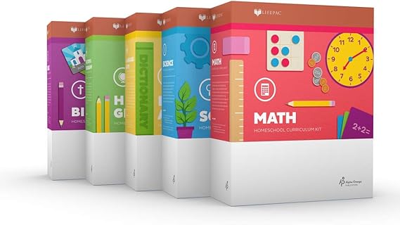 Lifepac 5 Subject Complete Set Grade 1