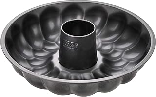 Zenker 6529 Moule à pain couronne, moule pour gâteau tressé, moule brioche, Acier inoxydable, Noir brillant, 32 x 32 x 9 cm