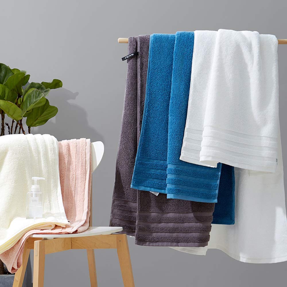 Asciugamani da Bagno, Asciugamani da Bagno in Cotone Soffice Antibatterico, Superborbent, Asciugatura Rapida, Asciugamani da Bagno Non Rivestiti, Adatti per Il Viaggio in Famiglia Viaggi 160x80cm