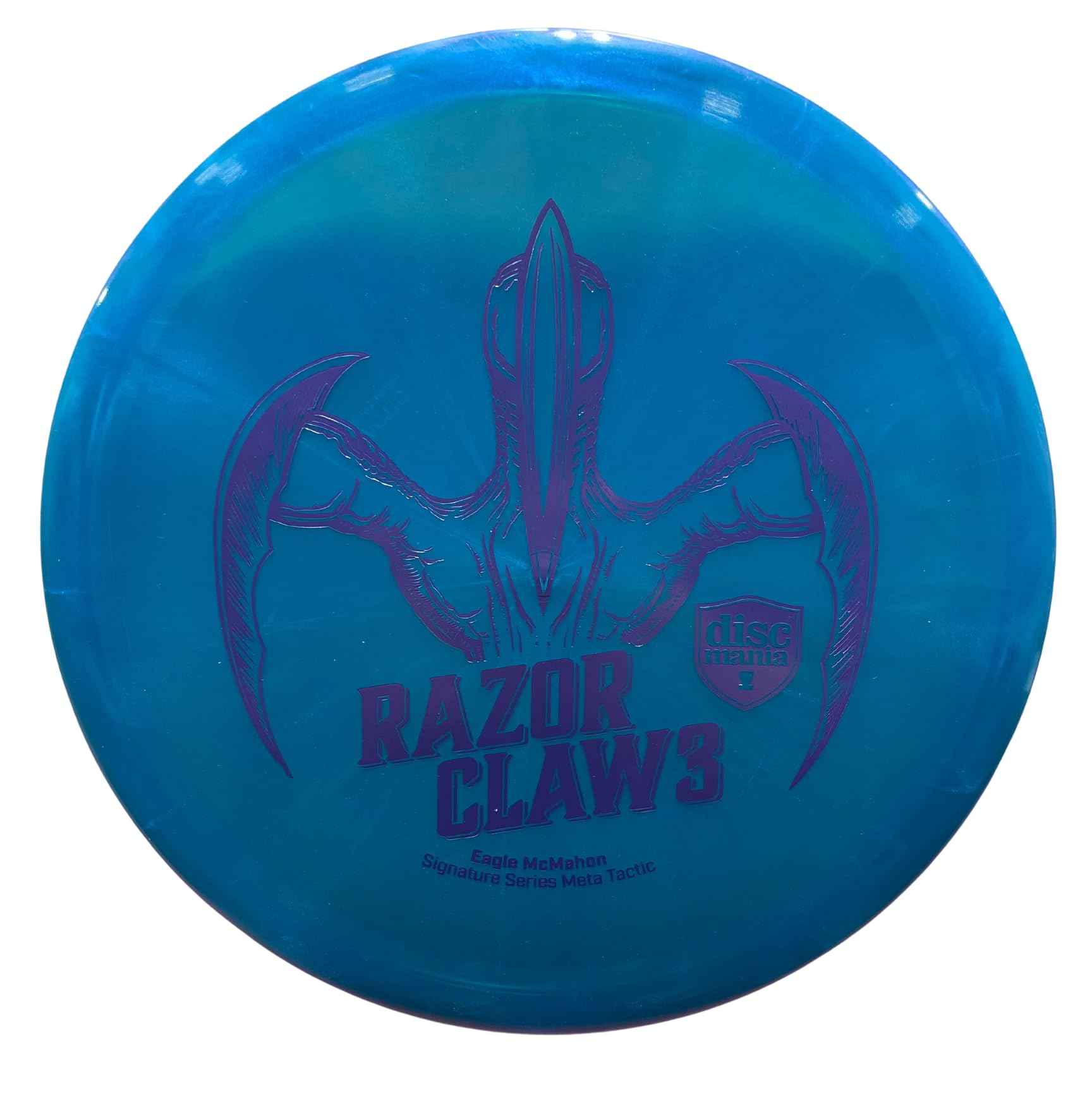 Tactic by Discmanic | Premium Meta Plastic | Overstable Disc Golf Approach Disc (Blue)