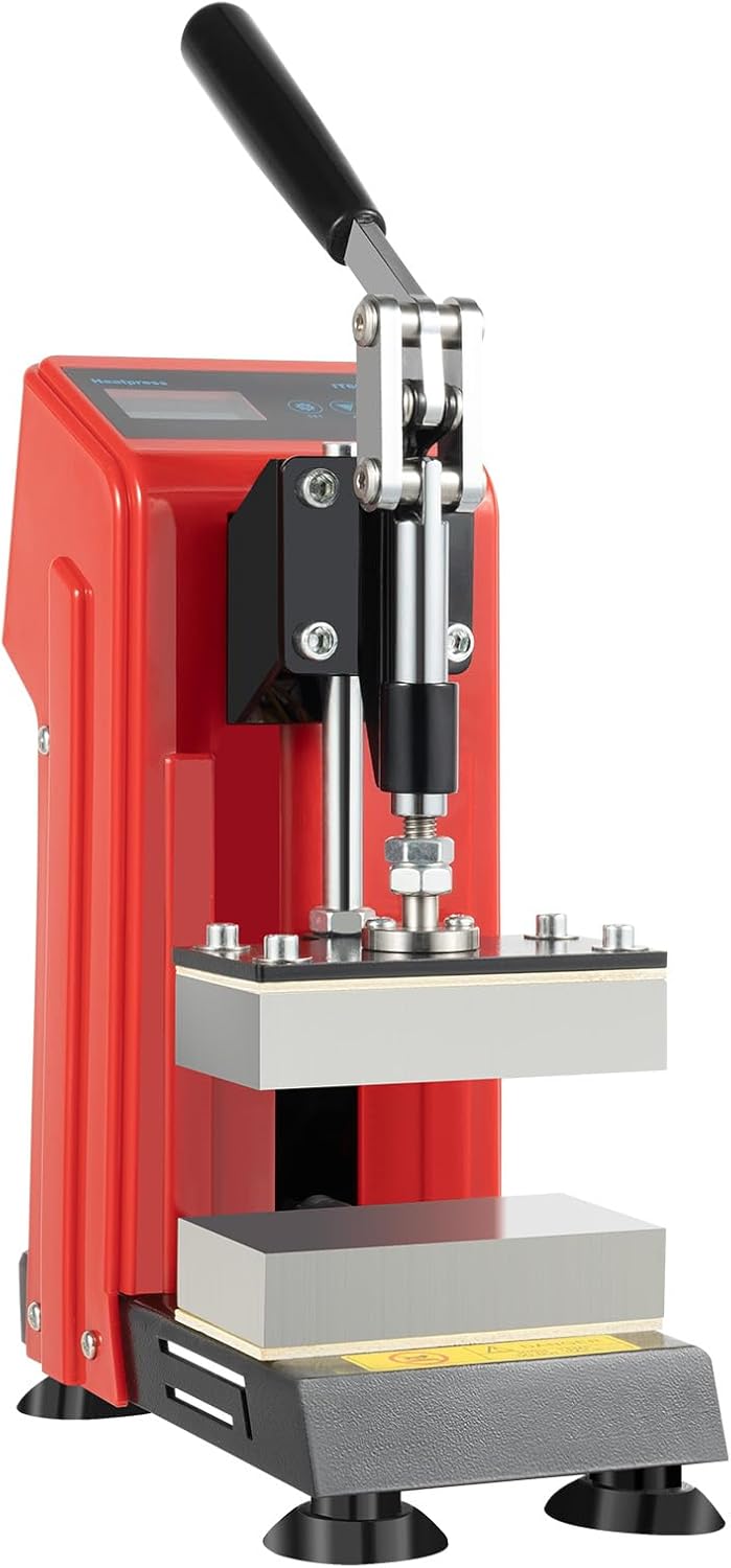 Prensa Térmica Manual Mejuv 900W 110V para Sublimación y Cuero