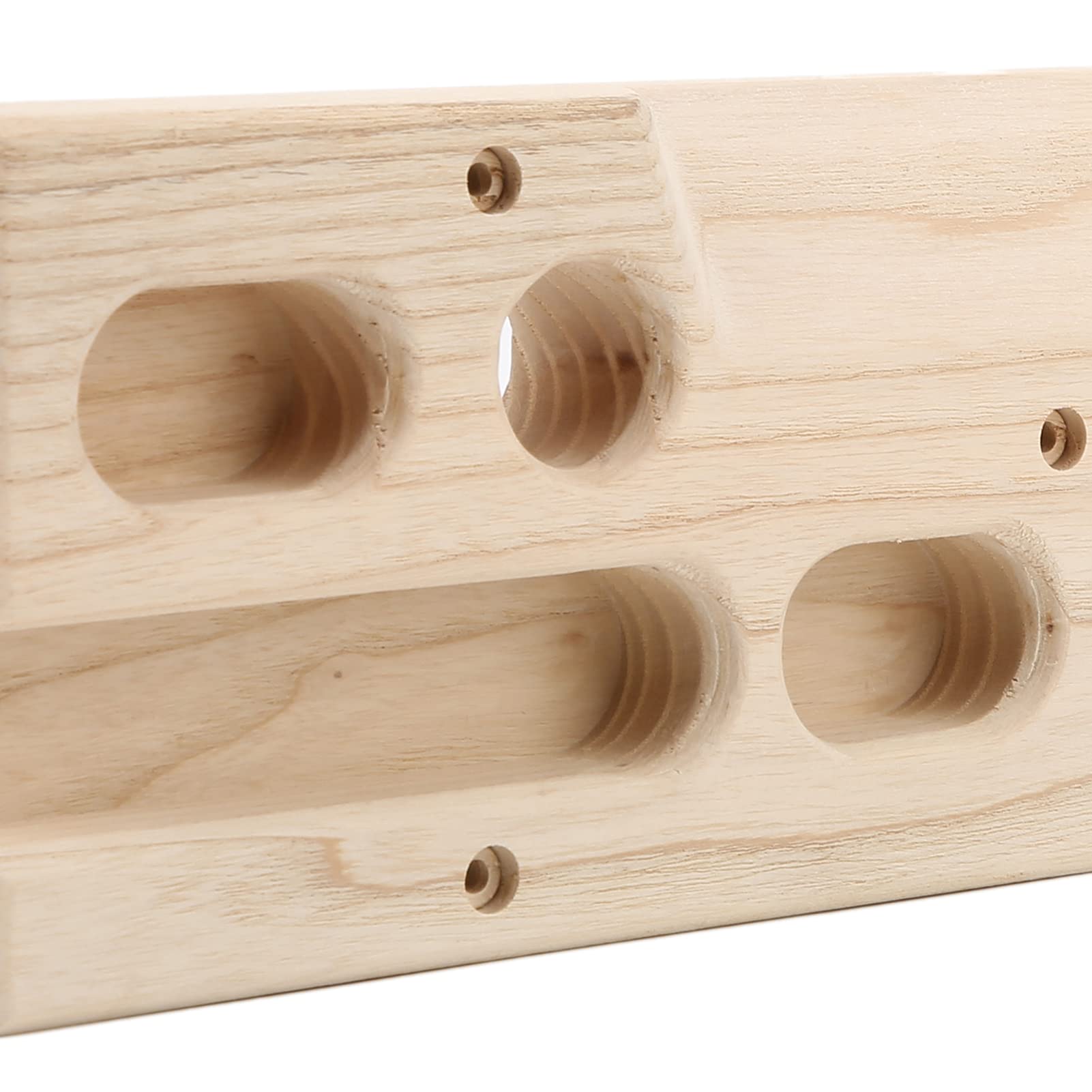 Hangboard Portátil Para Escalada - Tablero De Entrenamiento De Madera Para Fuerza De Dedos - Kit Con 2 Unidades Y Cuerdas