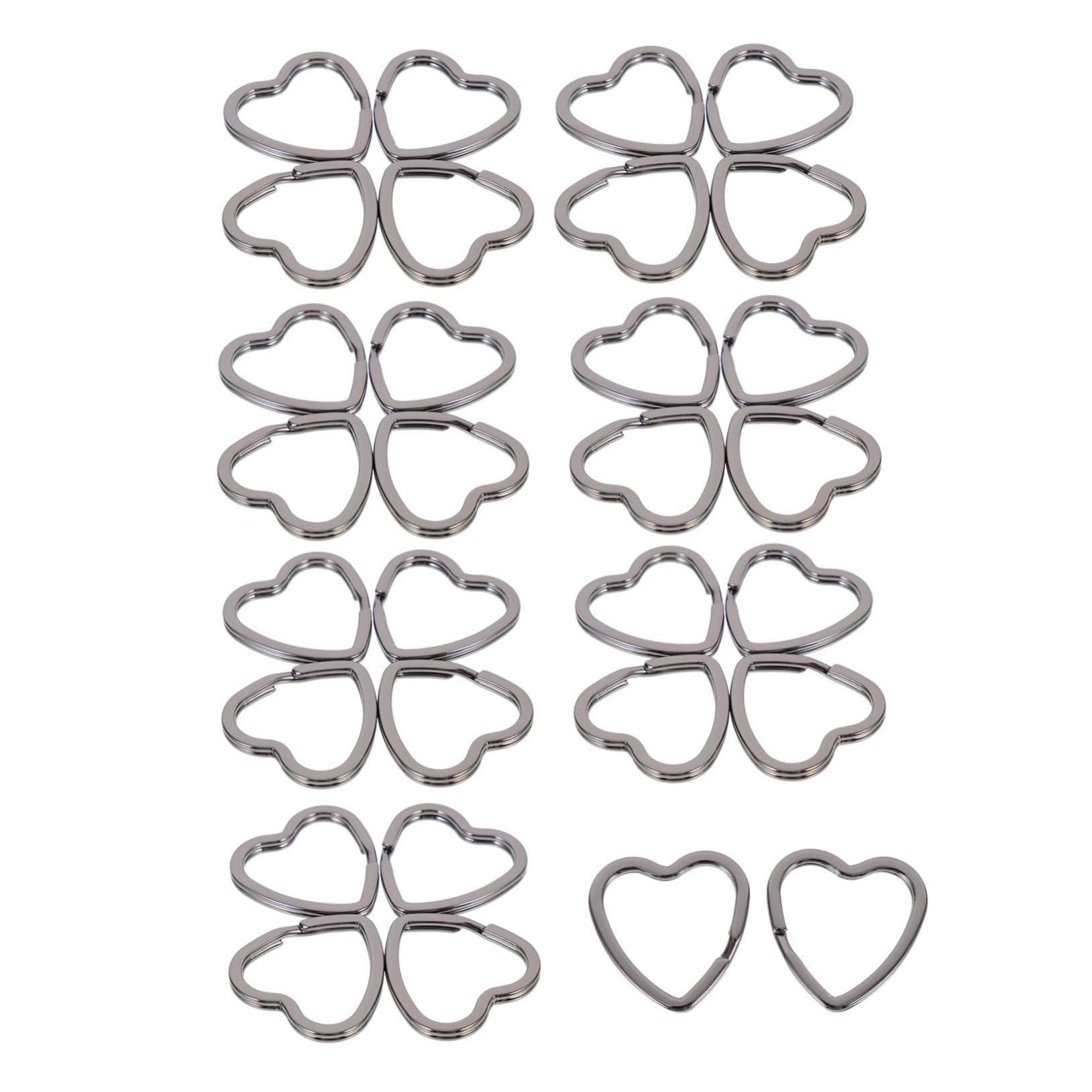 Crochet mousqueton coeur Operitacx avec gland pour bijoux