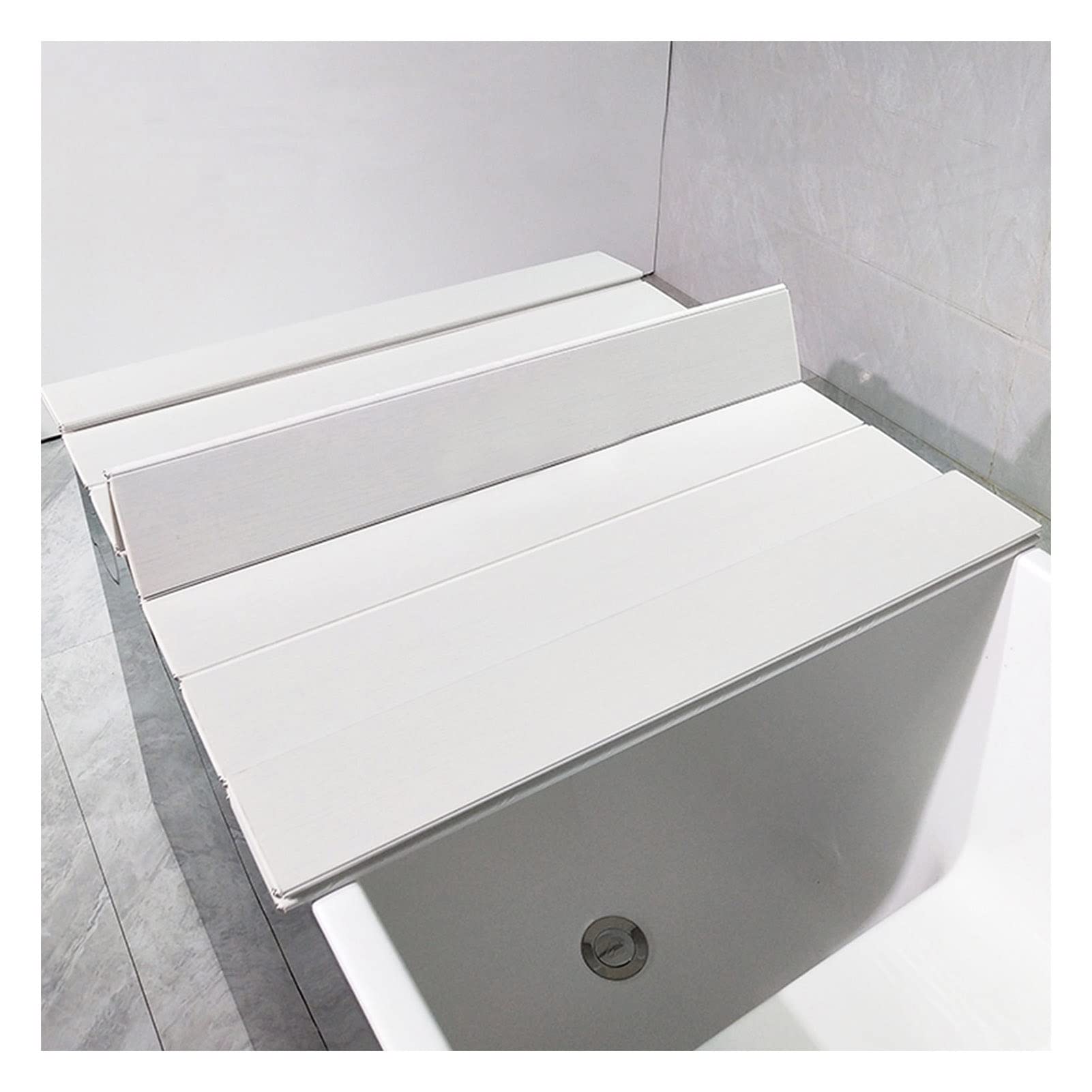 Tapa de baño con aislamiento térmico para crear un spa relajante con soporte de almacenamiento