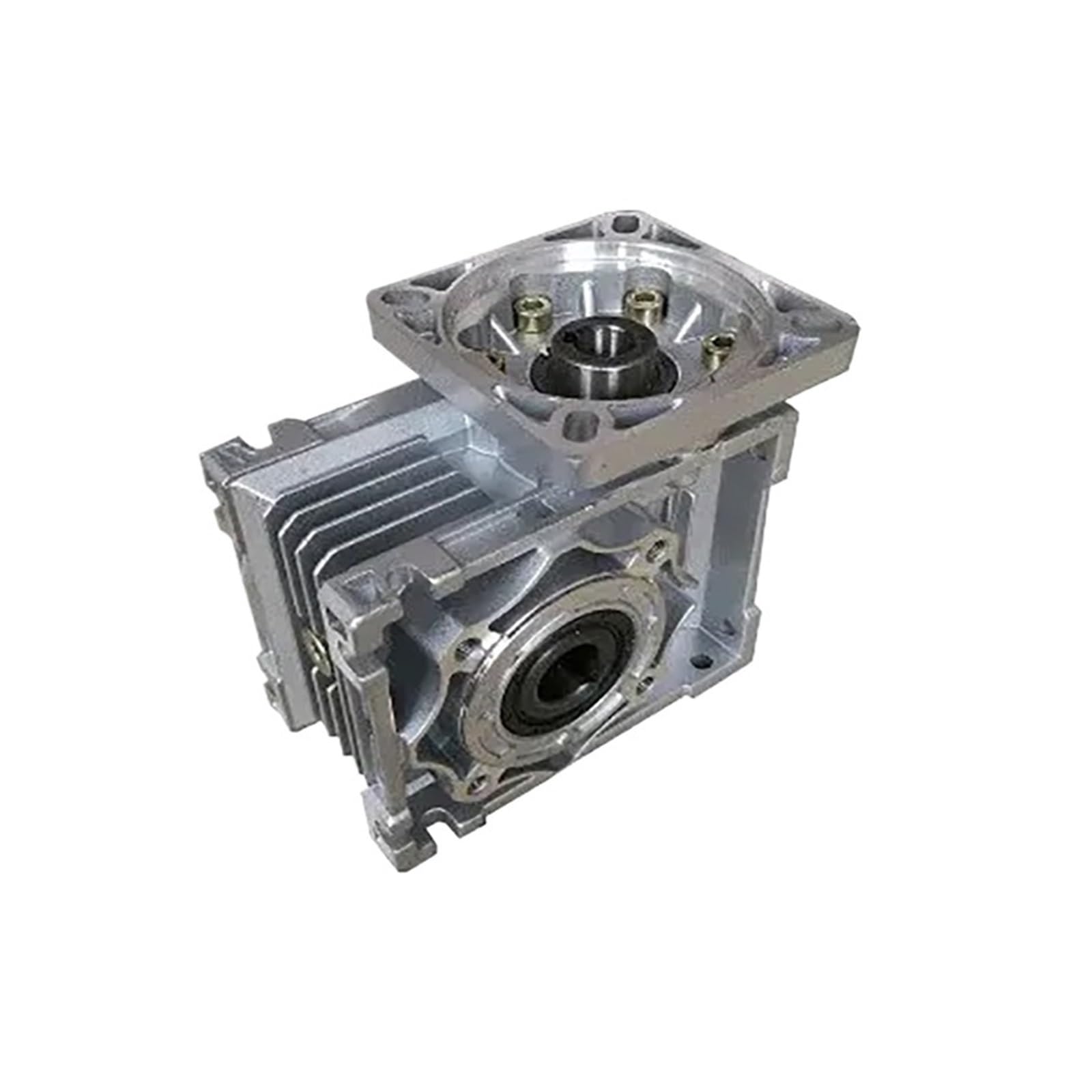 MUYTQAERG Speed Reducer 5:1-80:1 Worm NMRV030 11mm Input Shaft RV030 Gearbox for NEMA 23 Stepper Motor or 57mm DC(Ratio 7.5 to 1)