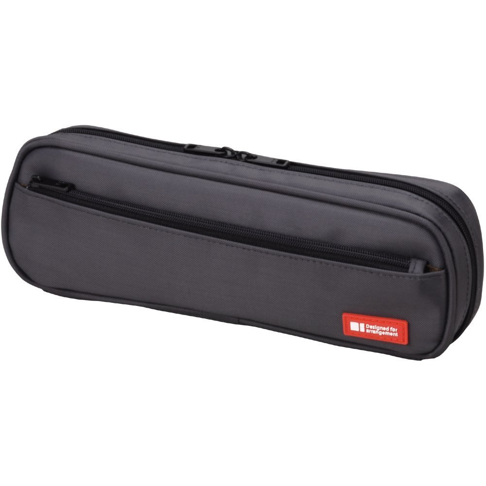 LIHITLABPen Case, 9.4 x 1.8 x 3 inches, Black (A7552-24)