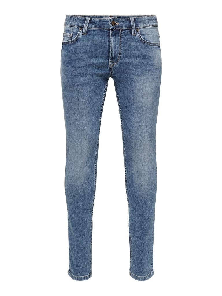 ONLY & SONS Men's Onsloom Life Slim Jog Pk 8653 Noos Trouser, Blue Denim, 28W / 30L