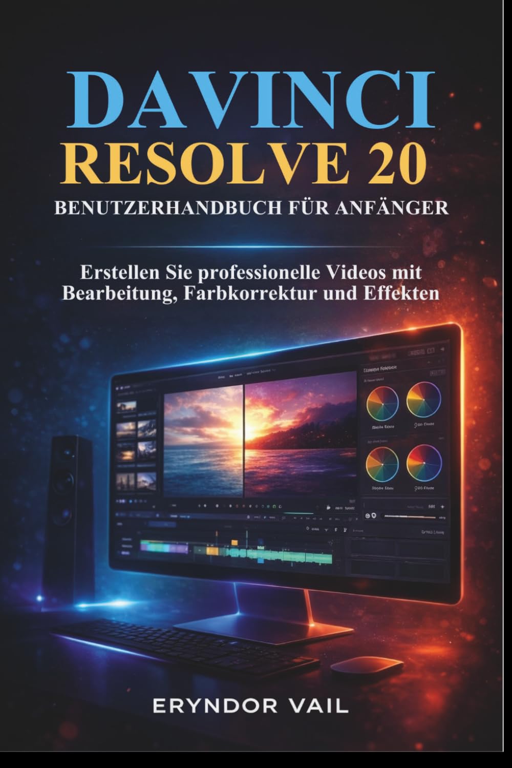 DAVINCI RESOLVE 20 BENUTZERHANDBUCH FÜR ANFÄNGER: Erstellen Sie professionelle Videos mit Bearbeitung, Farbkorrektur und Effekten