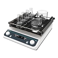 Vista 8 de JOANLAB Mezclador de agitador orbital de laboratorio 40-200rpm Modos ajustables, temporizados y continuos, agitador de rotor orbital digital