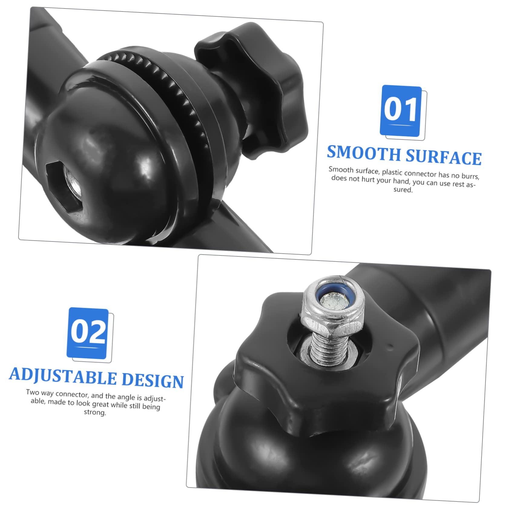 balacoo Universal Elbow Adapter Plastic Elbow Connector for Bicycle Joints Adapter