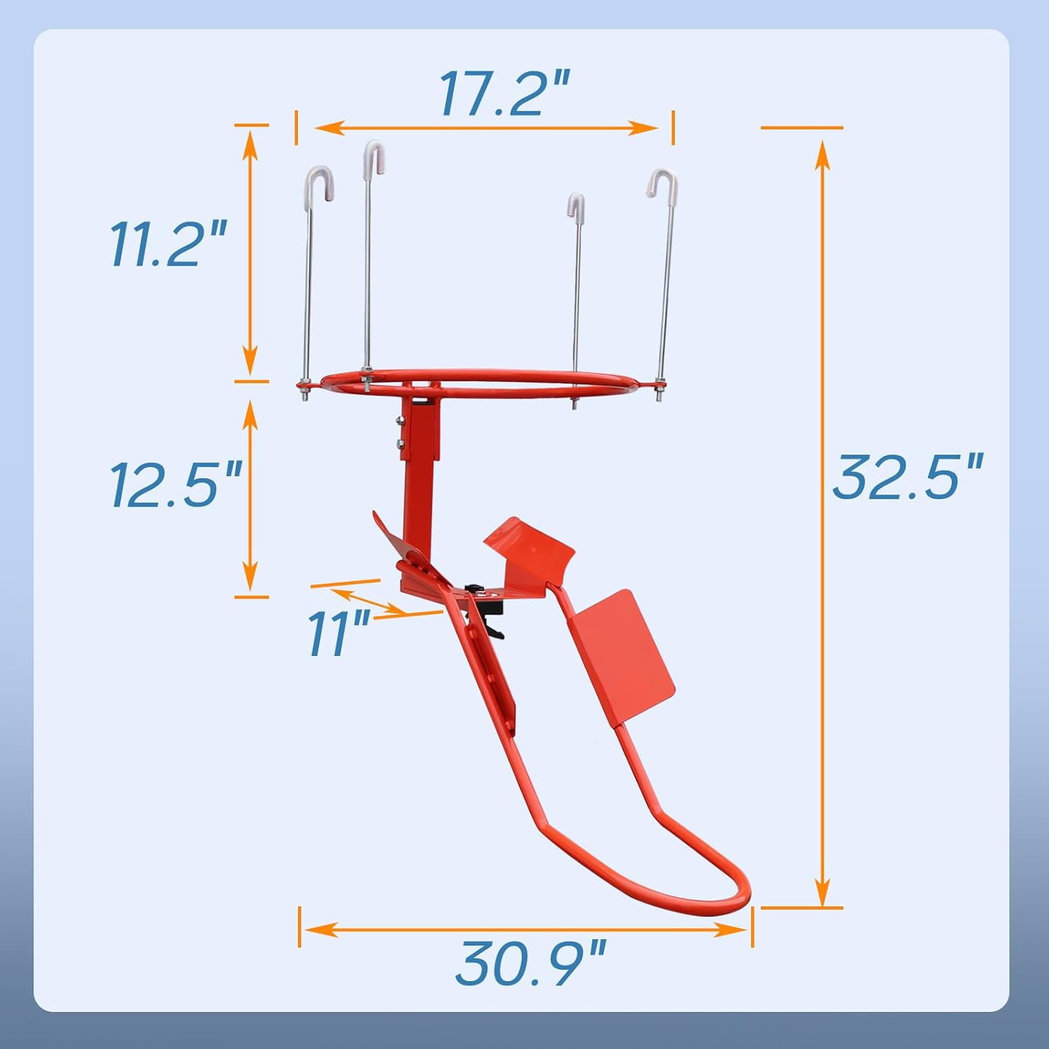 Basketball Return Attachment, Heavy Duty Durable Steel Return System for Basketball - 180 Degree Rotatable Chute Shot Returner for 18" Rim Indoor and Outdoor【Product Patents】