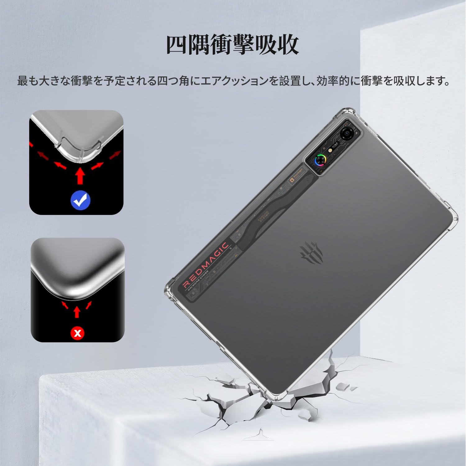 Amazon.co.jp: For REDMAGIC ゲーミングタブレット 3 Pro/Astra ケース