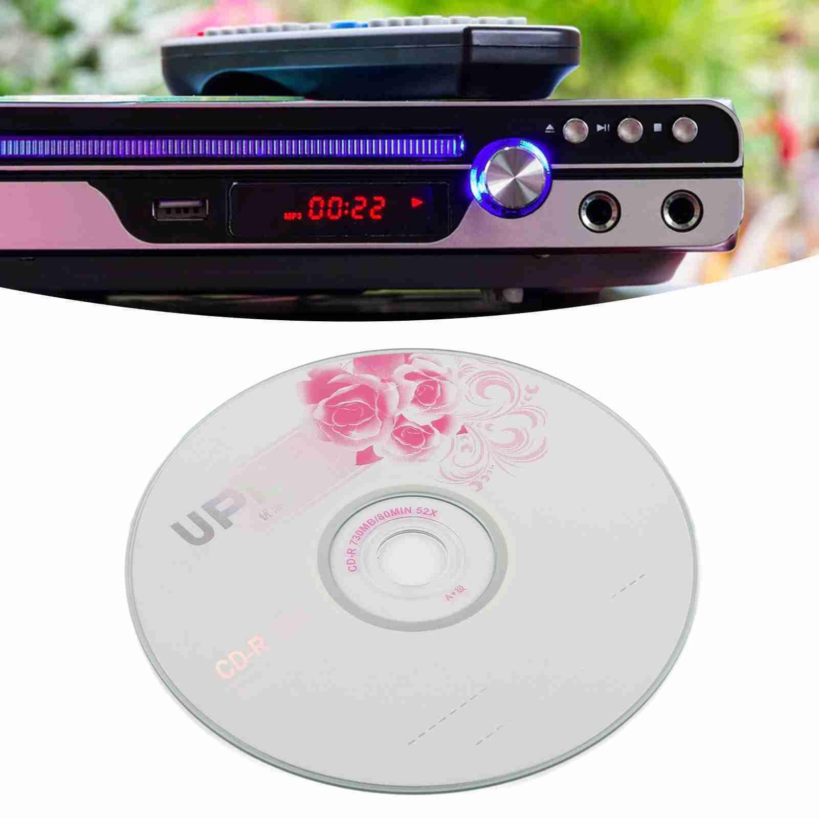Puste dyski CD R 730MB Płyty CD z możliwością nagrywania z szybkością 52X do przechowywania obrazów cyfrowych Dane muzyczne Kompatybilne z wieloma urządzeniami Opakowanie za (50szt)