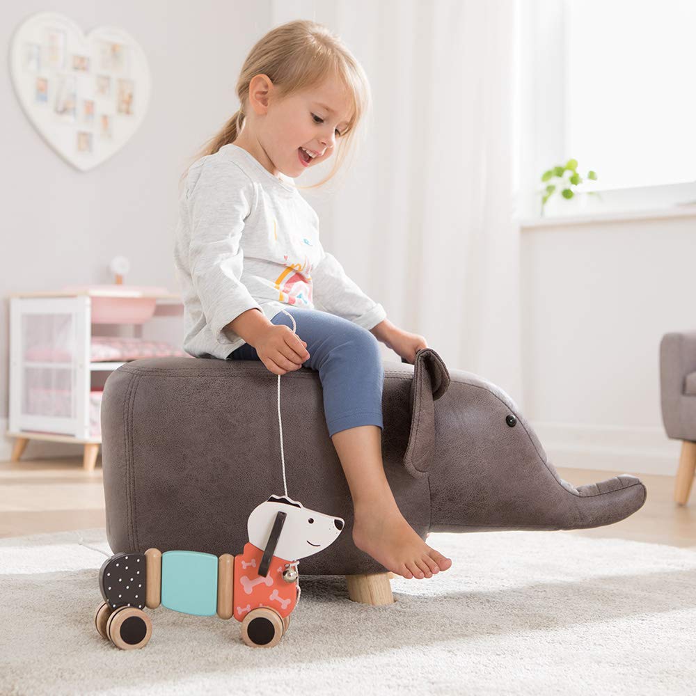 howa Sitztier Polsterhocker Tierhocker für Kinder Elefant 8630