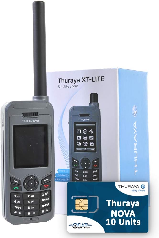 Carte SIM Thuraya Standard – Pour Téléphone Satellite – 10 Unités De Communication