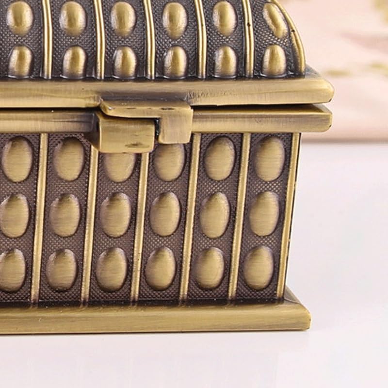 アンティークジュエリーボックス 薔薇 パール ゴールド ベロアピンク①