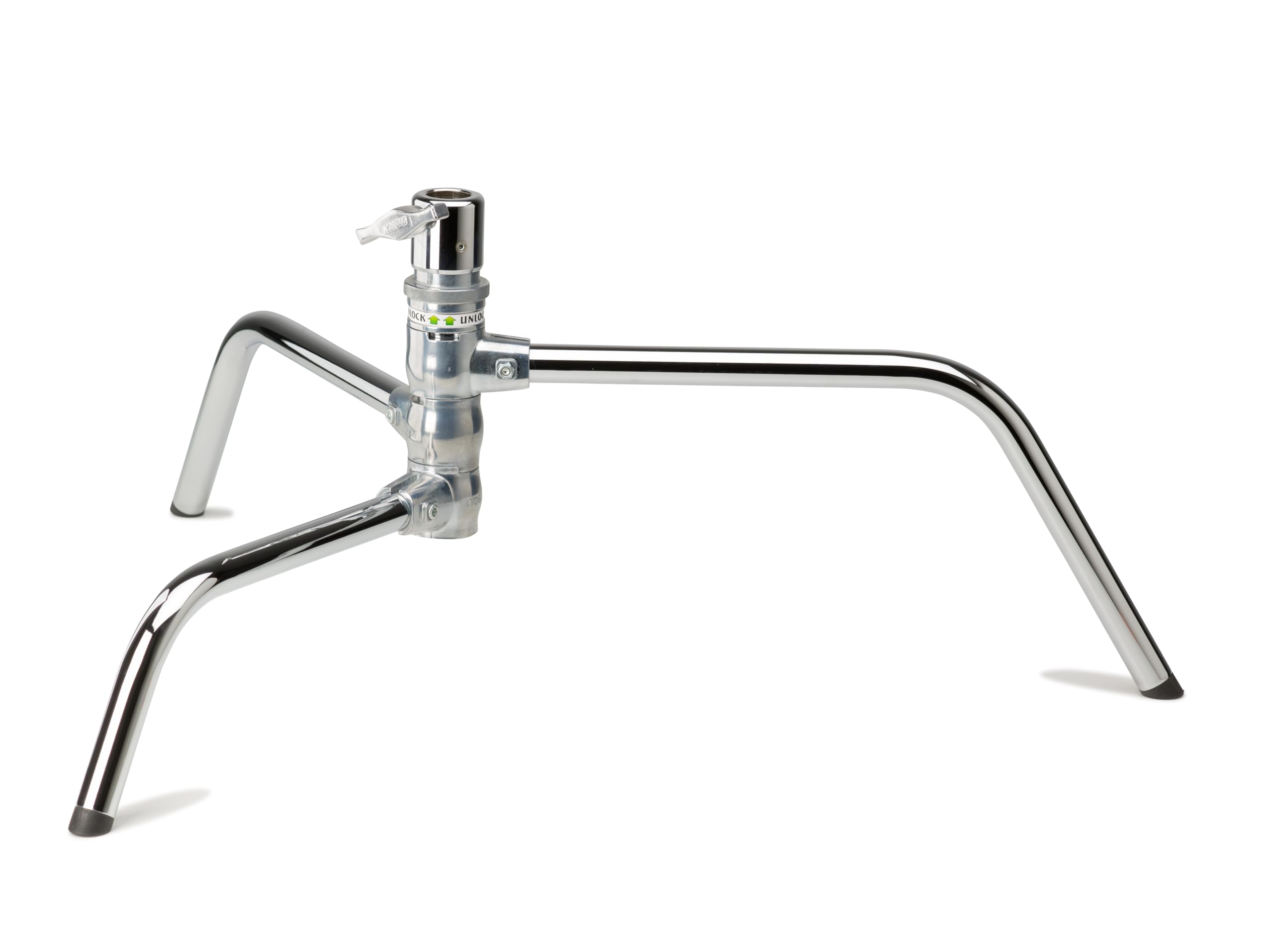 Kupo Turtle Base Replacement Base for Master C-Stand Systems with Patented Spring Ring Locking System, Hollow Junior Receiver for Easy Cleaning, Zinc