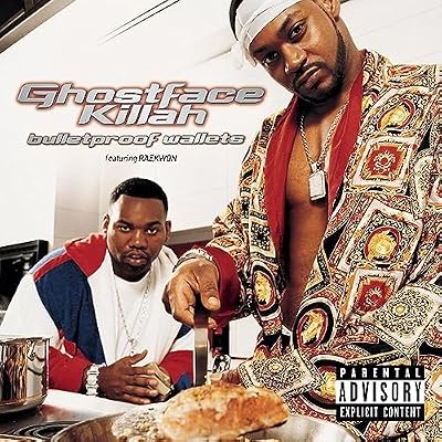 Portada del vinilo Bulletproof Wallets de Ghostface Killah (vinilo plateado)
