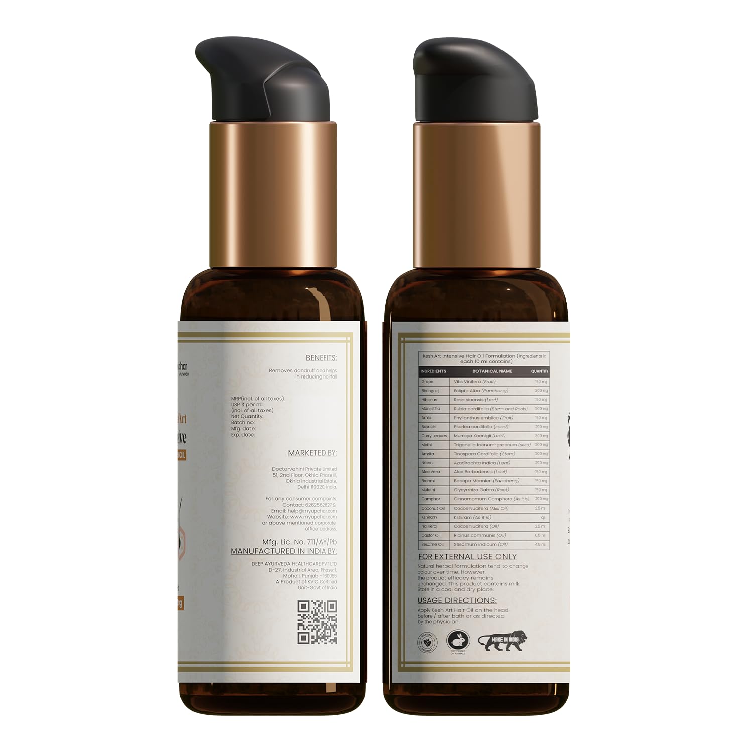 Myupchar Ayurveda Hair Art 4X Strong Breeding Hair Oil Myupchar Ayurveda Hair Art 4X Strong Breeding Hair Oil